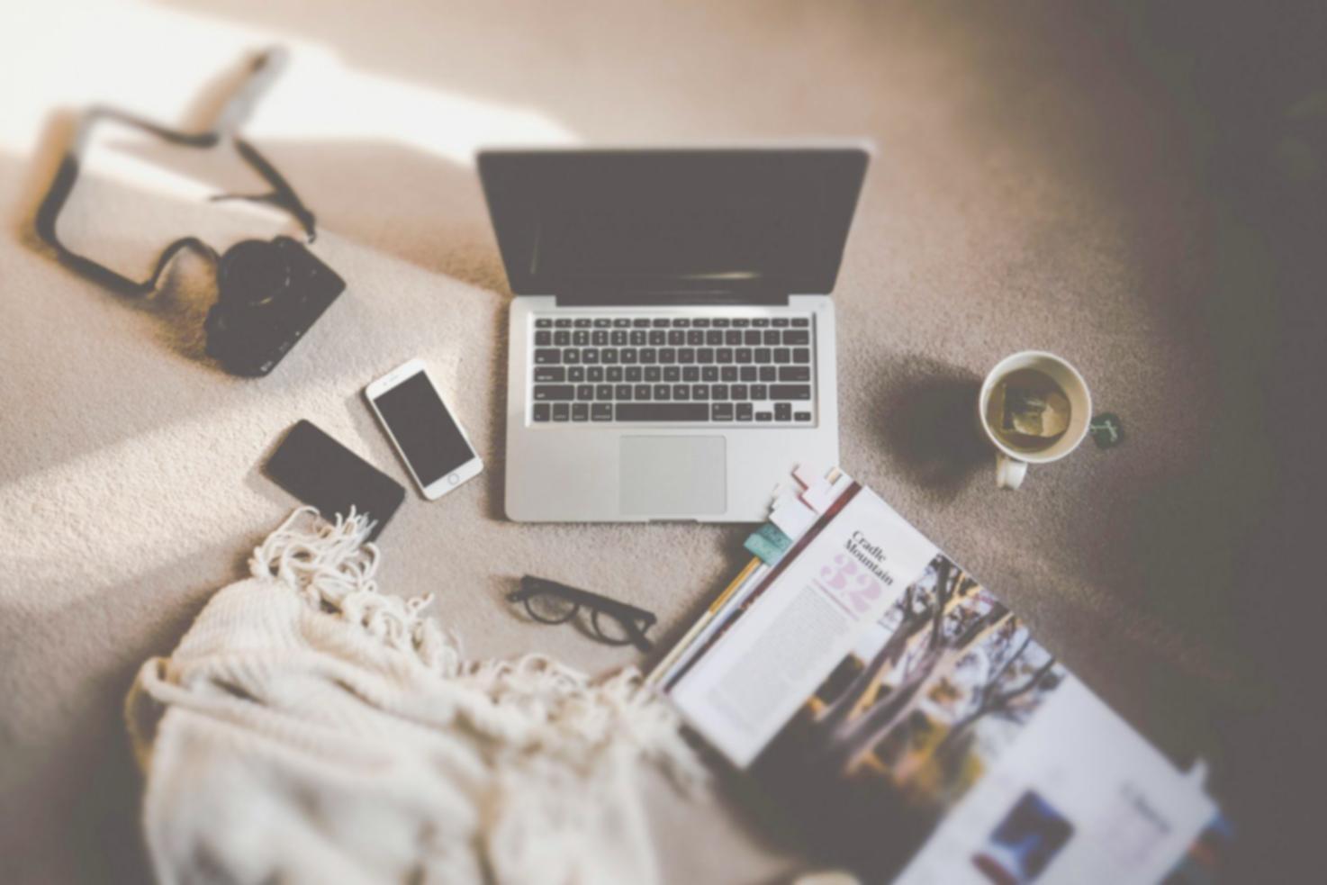 Professional financial workspace with documents and calculator